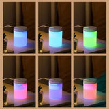 200ML Mini Humidifier USB Ultrasonic Air Humidifier LED Lamp Essential Oil Diffuser Car Purifier Aroma Anion Mist Maker Portable