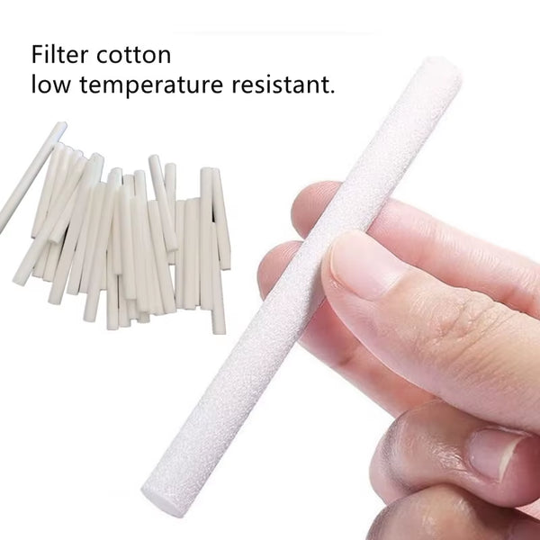 10Pcs 7Mmx115Mm Humidifiers Filters Cotton Swab for Humidifier Aroma Diffuser